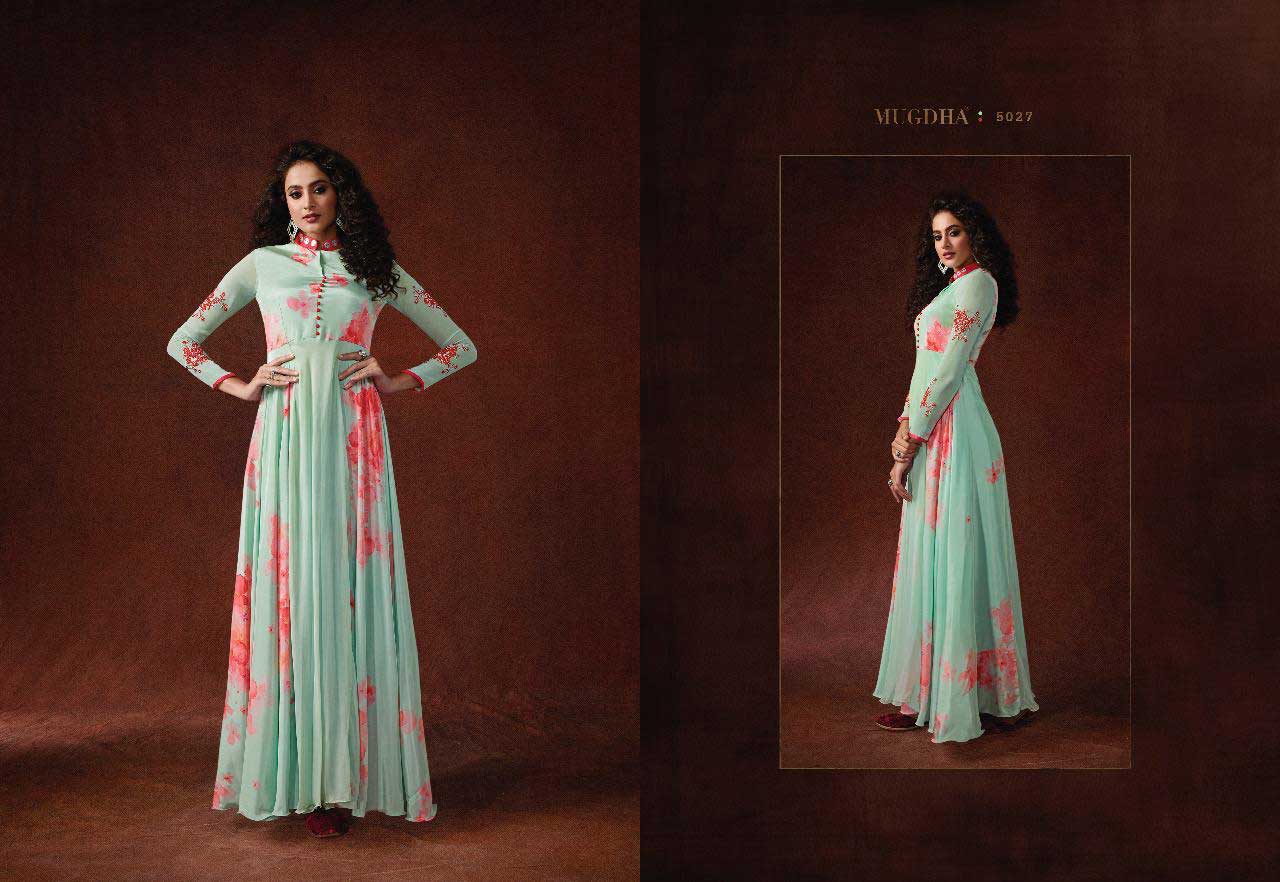 Mugdha Elite Vol-3 Silk Georgette Gown Sets Mugdha Elite Vol-3 Silk Georgette Gown Sets